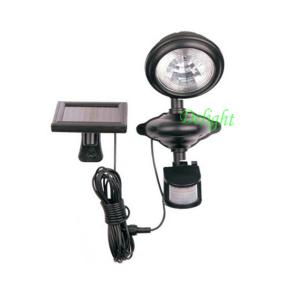 China solar motion sensor wall light outdoor lighting wall with PIR factory
