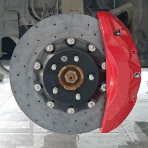 China Carbon Ceramic Brake Disc High Performance Calliper On Car factory