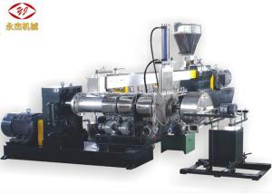China Two Stage Carbon Black Filler Masterbatch Machine Water Ring Hot Cutting Way factory
