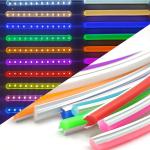 3- ODM/OEM Pure Silica Gel Neon Rope DC12V DC24V IP67 Waterproof 120leds/m SMD