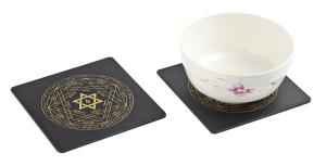 China Multicolor Heat Resistant Coasters Set With Assorted Designs - 6-Pack factory