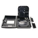 Fiber Manufactory Outdoor Mid Span Optical Splitter Distribution Box Black ABS