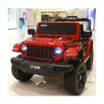 Red 12v 4 Wheel Light Electric 2 Seater Remote Control Rechargeable Toy Car For