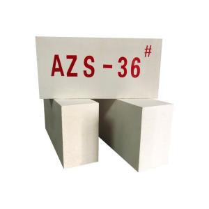 China Other Name Zirconium Corundum Bricks Al2O3 Fused AZS 33 36 41 Block for Glass Furnace factory