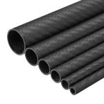 400×500mm Plain Matte Carbon Fiber Tube 1.0mm Thickness