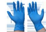 Bule Disposable Protective Gloves Medical Nitrile Gloves Cutomized Size
