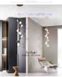 Acrylic Iron LED Pendant Lightings Ball Shape 800*100*1500MM 36w