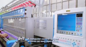 China Professional Embroidery Quilting Machine , Easy Stitch Sewing Machine For Curtains factory