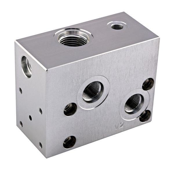 Nons Tandard Hydraulic Valve Block Aluminum Cast Ductile Iron Steel Hydraulic