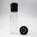disposable Black Lids 220mm 70g 310ml Plastic PET Jar