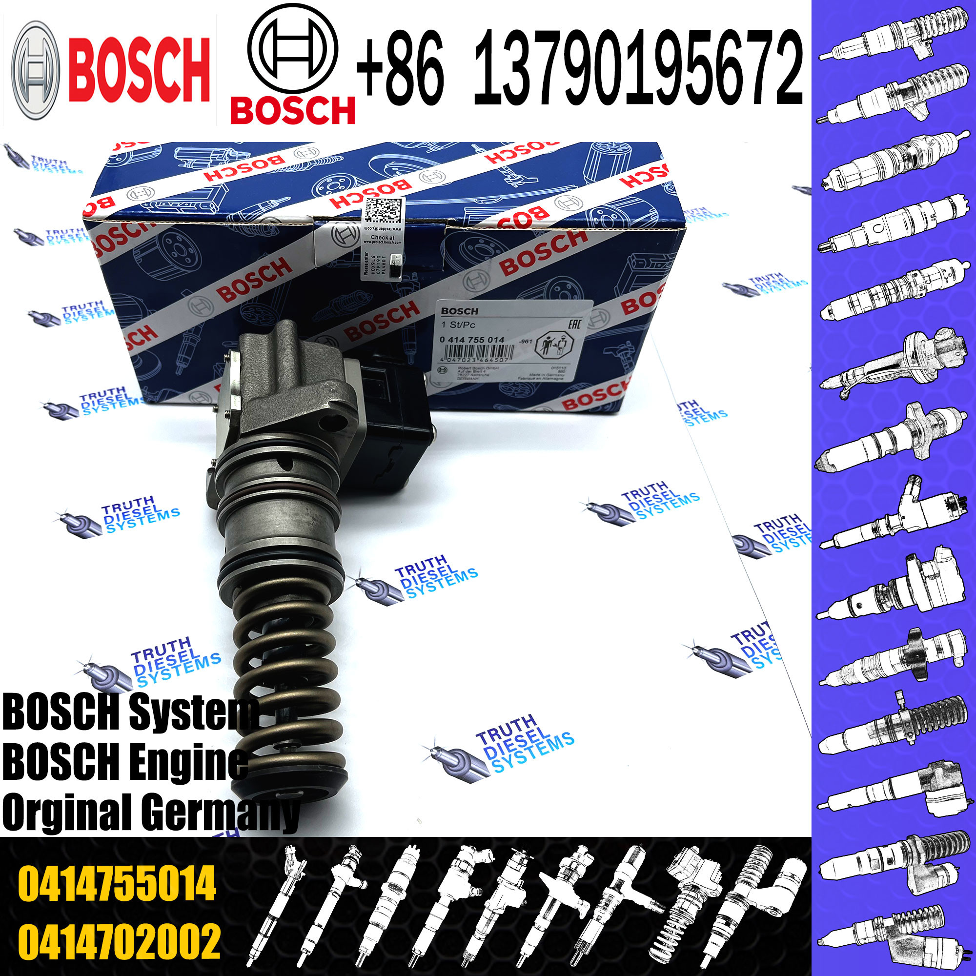 Bosch Electronic Unit Pump 0414755002 0414755003 0474755004 0414755005 0414755008 0414755014 0414755015 0414755017