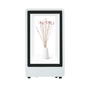 China 15.6 Inch Smart Showcase Touch Screen Transparent LCD Cabinet Box For Advertising factory