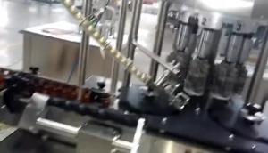 China Staight Paste Filling Wine Bottle Capper , 16 Nozzles Aluminium Cap Sealing Machine factory