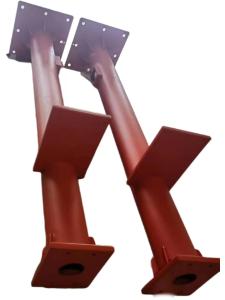 China Outdoor Projector Enclosure Upright Post with Powder Paint Surface Treatment factory
