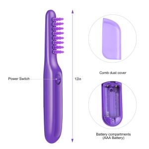China Hassle Free Hair Care Brush With Electric Detangling Brush And Horn Handle factory