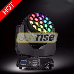 China Big Bee Eye Moving Head Light 19x15W RGBW K10 Beam Zoom Wash Effect factory