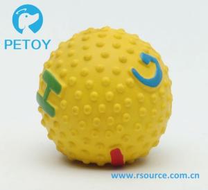China Latex Christmas gift dog toys rubber squeaky ball factory