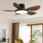 Best Price American Retro Fan Light Variable Frequency LED Ceiling Fan with