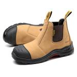 Genuine Leather Construction Safety Shoes Steel Toe S3 Safety Boots For Welding