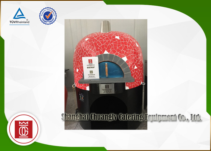 Round Household / Commercial Wood Fired Pizza Oven Professional P1-6-2