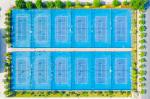 Indoor Acrylic Paddle Tennis Court Flooring Coating Outdoor Running Track