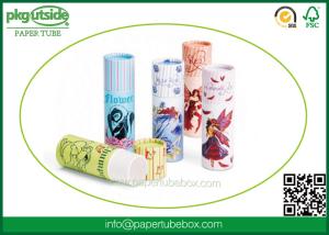 China High End Paper Lip Balm Tubes Durable , Elegant Design Paper Chapstick Tubes factory