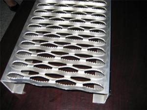 China Light Weight Anti Skid Metal Plate Grip Strut Plank Grating For Walkway factory