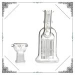 8 Tree Arms Perc Dab Oil Rig Glass Bongs Hookah Smoking Pipes Hand Blown