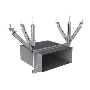 Piping Systems 4 Way Seismic Bracing Resisting Earthquakes -40°F To 300°F