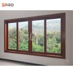 AAMA 12mm Simple Aluminum Sliding Windows Aluminum Frame Glass Windows