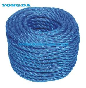 China 14-50mm Unyielding PP 3-stand Twisted Hoisting Rope For Lifting/Fixing/Safety/Industrial/ Construction factory