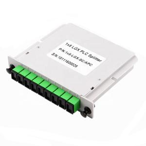 China 900um Cable 1x8 Cassette PLC Splitter factory
