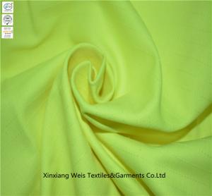 China High Strength Anti Static Fabric / Safety Garment Green Flame Resistant Fabric factory
