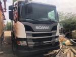 52 Meters Used Concrete Pump Truck Zoomlion Semi-Dry Shotcrete 35000kgs Total