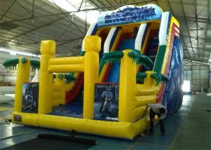 China Renting 7M Height Giant Commercial Inflatable Slide With CE / UL Blower factory