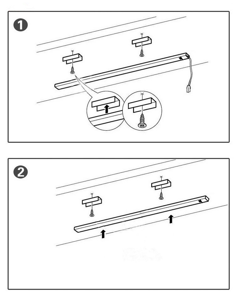 Customized Length Aluminium LED Motion Sensor Cabinet Light for Recreational Vehicle