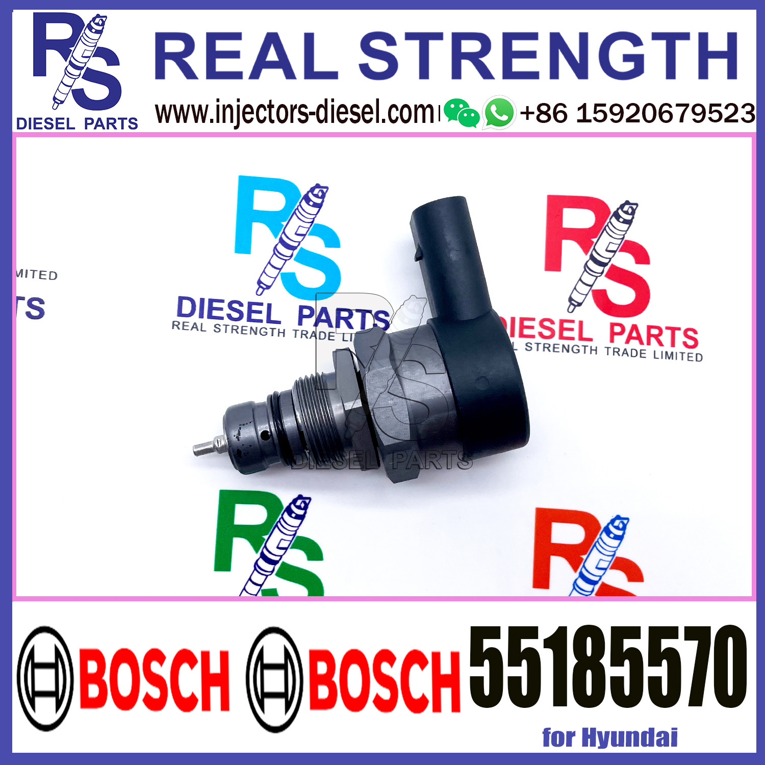 BOSCH Control Valve DRV Regulator Solenoid 55185570 for Hyundai