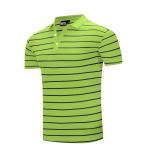 Standard Size S 5XL Polo Neck T Shirts For Men Striped
