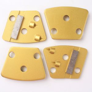 Trapezoid PCD Removal Tooling Rectangle Metal Grinding Block