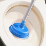 Drain Toilet Bowl Plunger Rubber Suction Cup Detachable Wooden Handle With