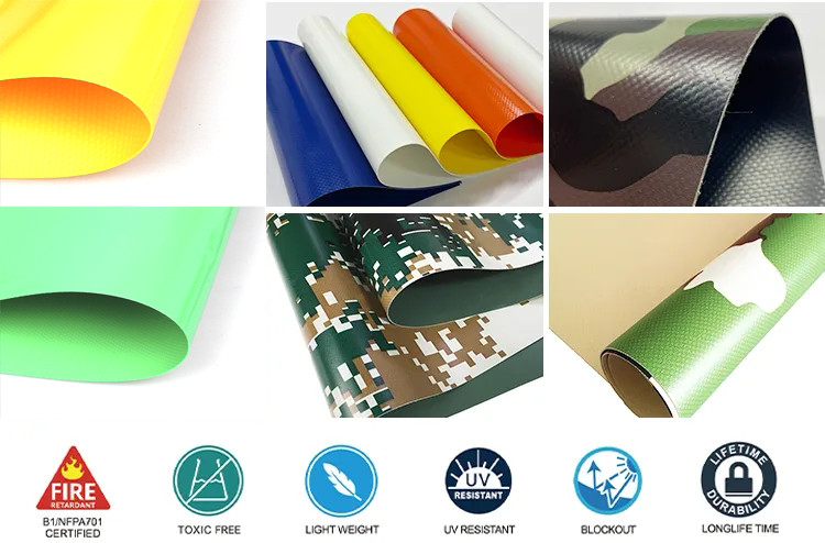 supplier of reinforced sun shading Cover Plastic PVC Tarpaulin anti-uv