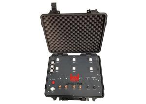 China Portable Bomb 600W Manpack Jammer Radio Frequency Luggage Case factory