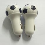 Novelty usb car charger,Football shaped usb car charger ,cell phone car charger
