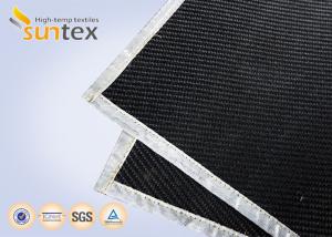 China High Temperature Resistant Graphite Coated Glass Cloth Abrasion Resistant Cloth For Welding Curtains &amp; Covers factory