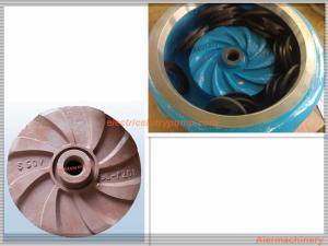 China High Effcient Cast Process Mining Slurry Pump Impeller Corrosion Resisting factory