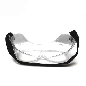 China Flexible Medical Eye Goggles Full View Frame Water Proof Blocking Saliva Droplets factory