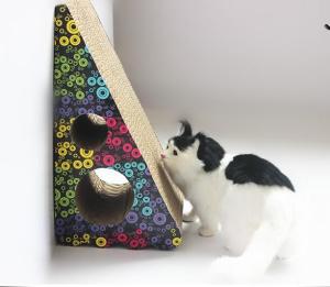 China Incline Wall Mounted Cat Scratchers Vertical Structure Avoid Furniture Destroy factory