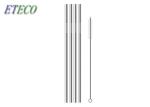 FDA Reusable Metal Straws Short , 8.5" Stainless Steel Reusable Drinking Straws