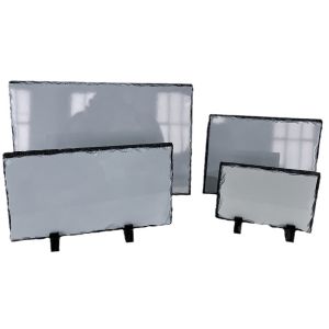 Blank Sublimation Rock Slate Picture Frames Various Shape Sizes Diy Custom