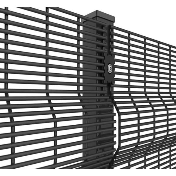China Black High Speed Galvanized Curvy Security 358 Fence PVC Anti Climb Security Fencing factory